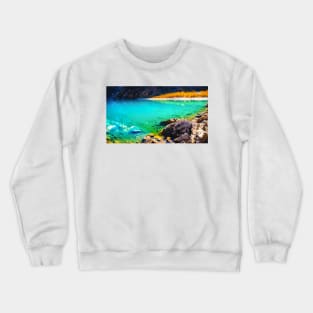 AUTUMN MOUNTAIN LAKE Crewneck Sweatshirt